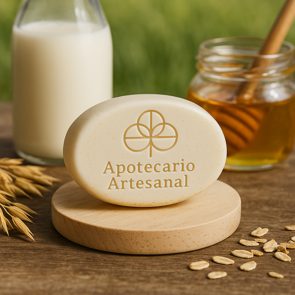 Base para jabón de glicerina Avena, Leche y Miel