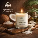 Fragancia Velas Coco Divino