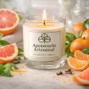 Fragancia Velas Mandarina y Toronja