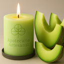 Fragancia Velas Melón Verde