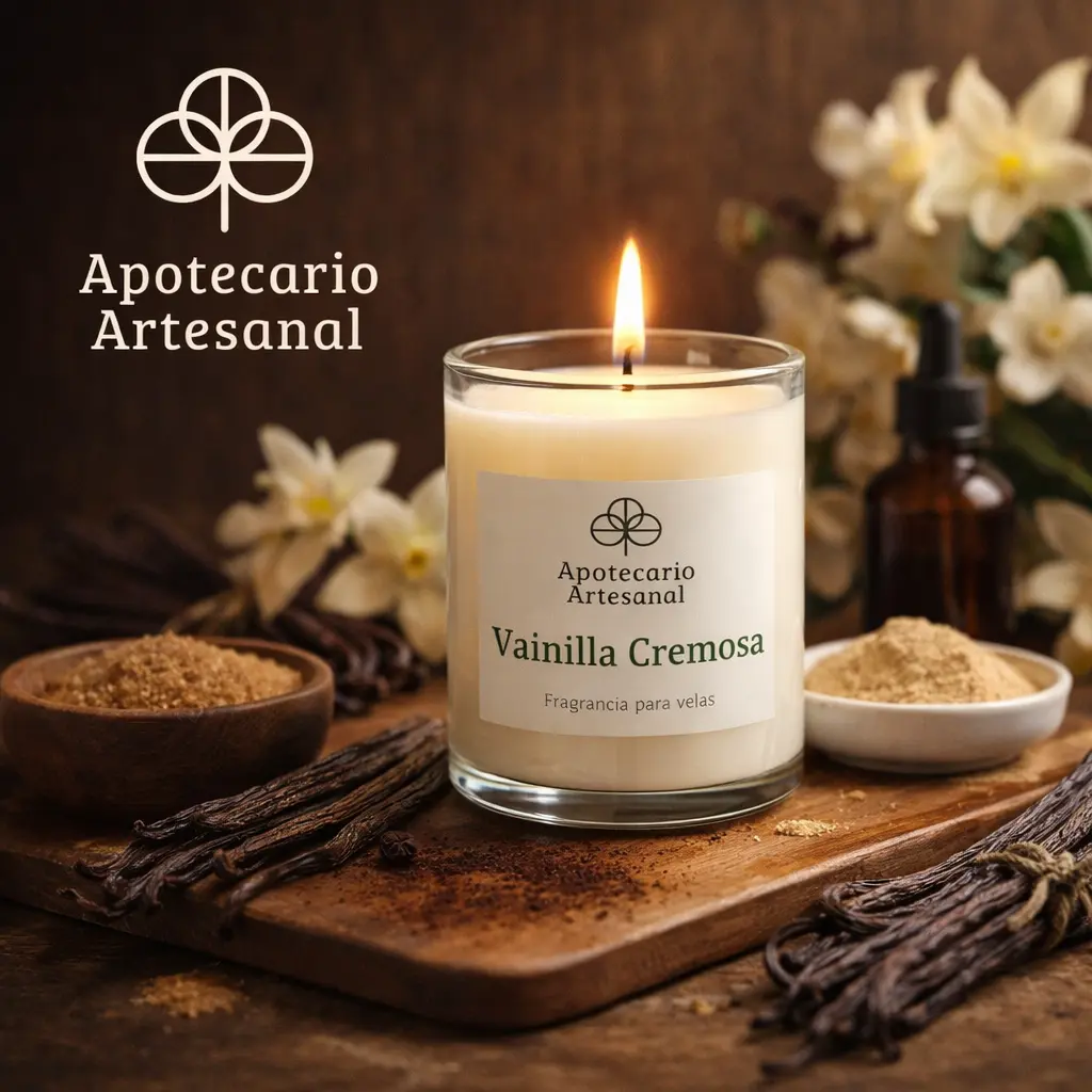 Fragancia Velas Vainilla Cremosa