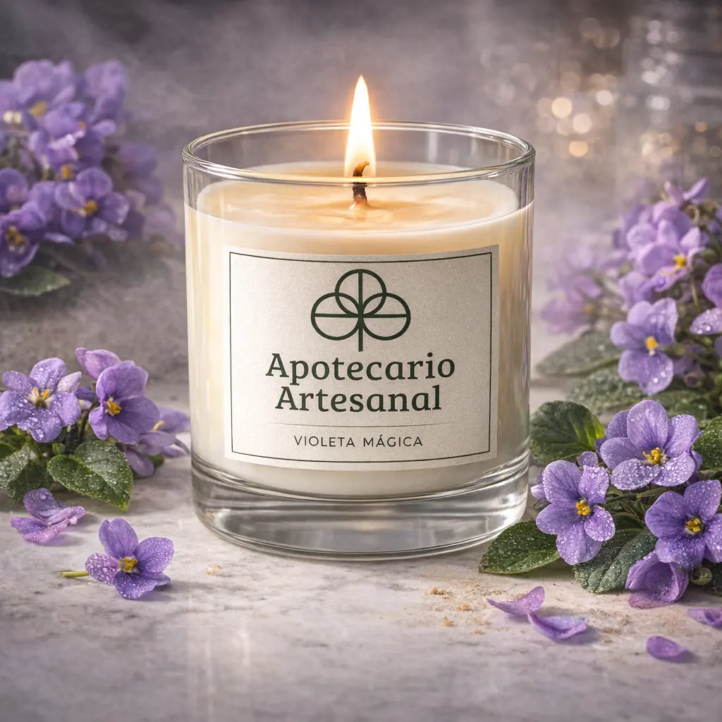 Fragancia Velas Violeta Mágica