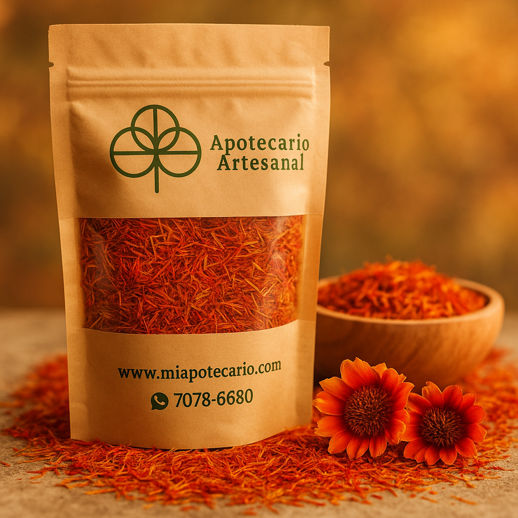 Pétalos de flores secas de Cártamo