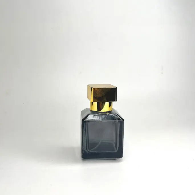 Envase Perf. cuadrado negro 50ml