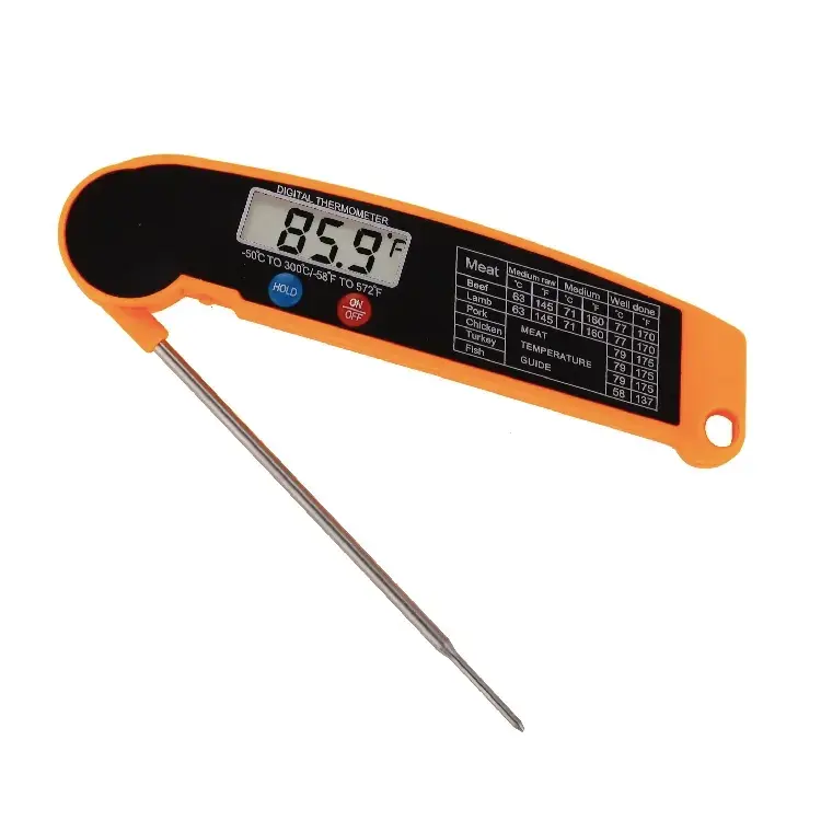 Termómetro digital con sonda plegable