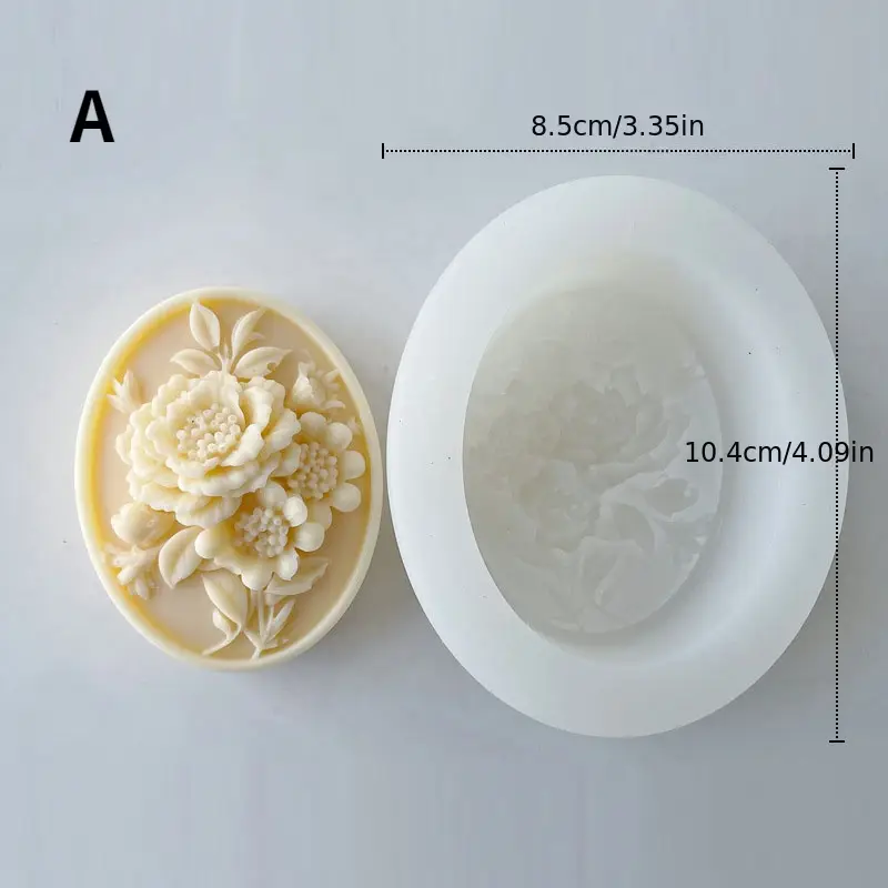 Molde - J-0291 / Flores - Ovalado