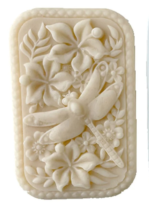 Molde - J-0335 / Rectángulo con Libélula