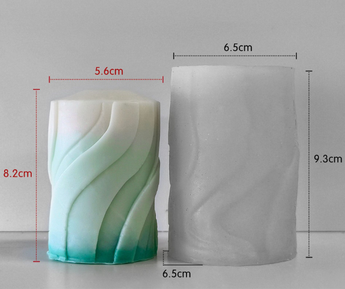 Molde - J-1024 / Cilindro irregular grueso