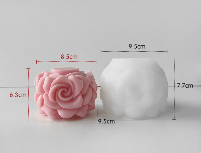 Molde - J-1151 / Cilindro de rosa