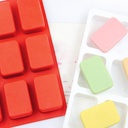 Molde 12 rectángulos - XY689 -