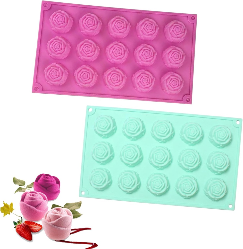 Molde 15 Rosas - XY679 -