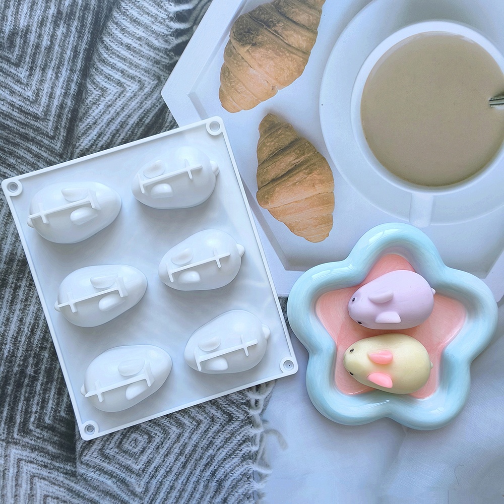 Molde 6 conejitos - MJ 0170 -