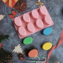 Molde 8 óvalos - XY413 -