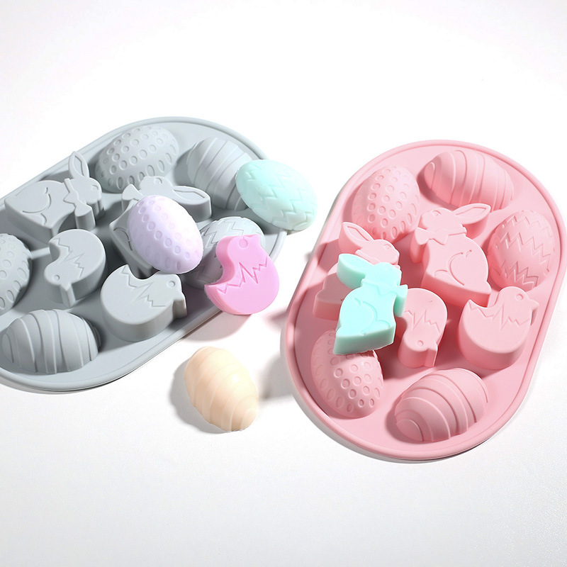 Molde 9 figuras de pascua - XY278 -