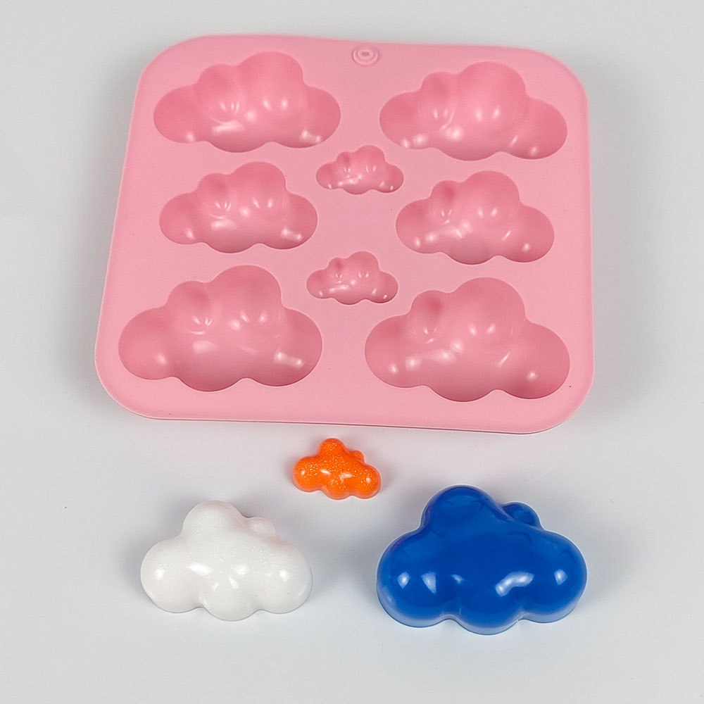 Molde de 6 nubes - XY606 -
