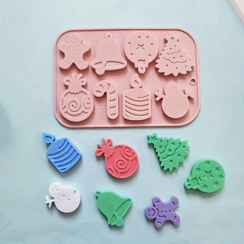 Molde Navideño 8 figuras - XY651 -