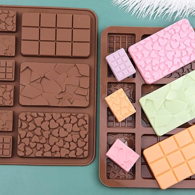 Molde troqueles de piedra, 3 grandes y 6 pequeños - XY171 -