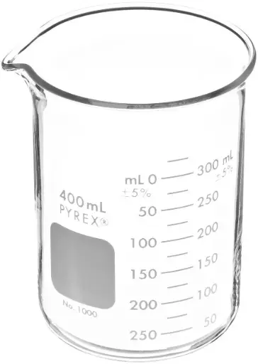 [S116400] Beaker de Vidrio Pyrex - 400 ml