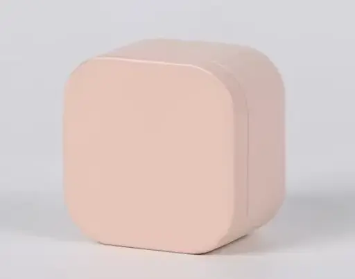 [S210RO] Envase metálico cuadr. Rosado