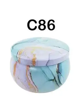 [S219C86] Envase metálico redon. veteado verde - 60 ml