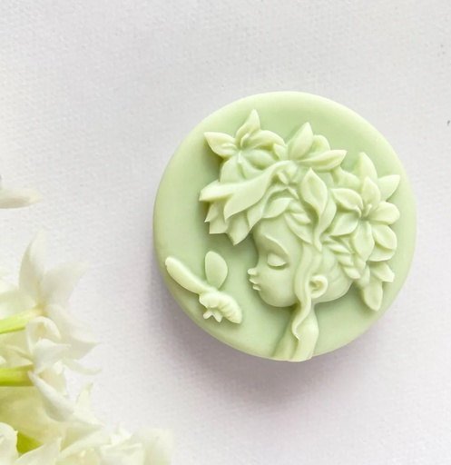 [J-1131] Molde - J-1131 / Niña con flores