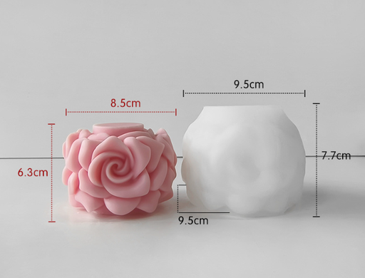 [J-1151] Molde - J-1151 / Cilindro de rosa