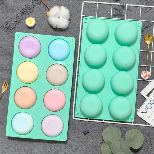 [XY129] Molde 8 figuras redondeadas - XY129 -