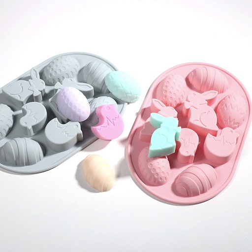 [XY278] Molde 9 figuras de pascua - XY278 -