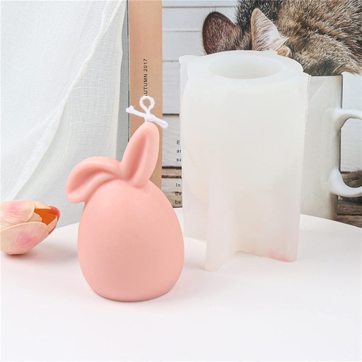 [D4410] Molde de huevo conejo de oreja caídas - D4410 -